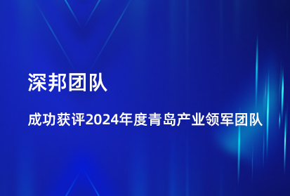 喜報(bào)|深邦團(tuán)隊(duì)成功獲評2024年度青島產(chǎn)業(yè)領(lǐng)軍團(tuán)隊(duì)